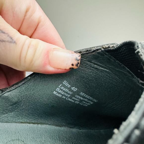 Dansko Solstice Black Leather Slip On Professional Clogs Women’s Size 9.5 - Picture 9 of 11